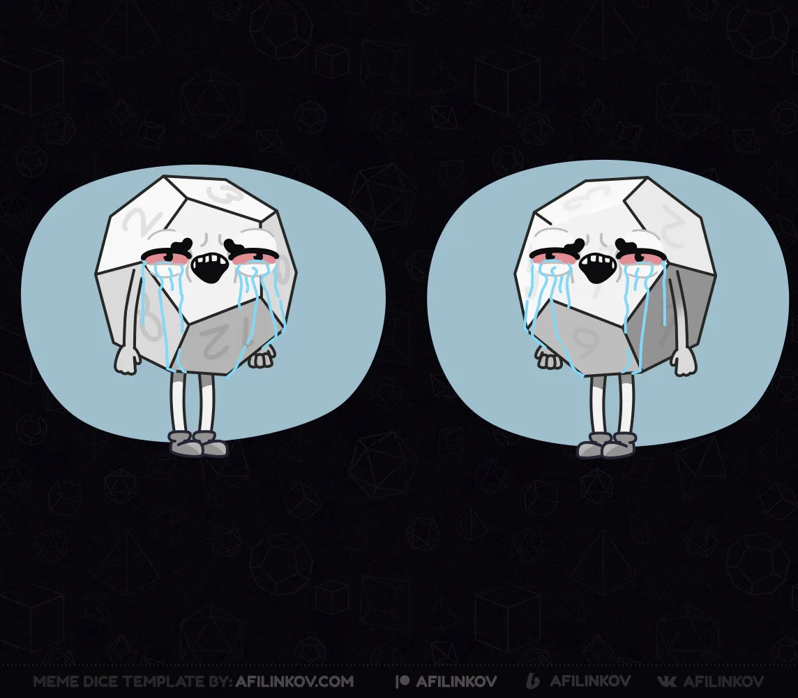 d12, crying, tears, sad, upset, emotional, dnd meme