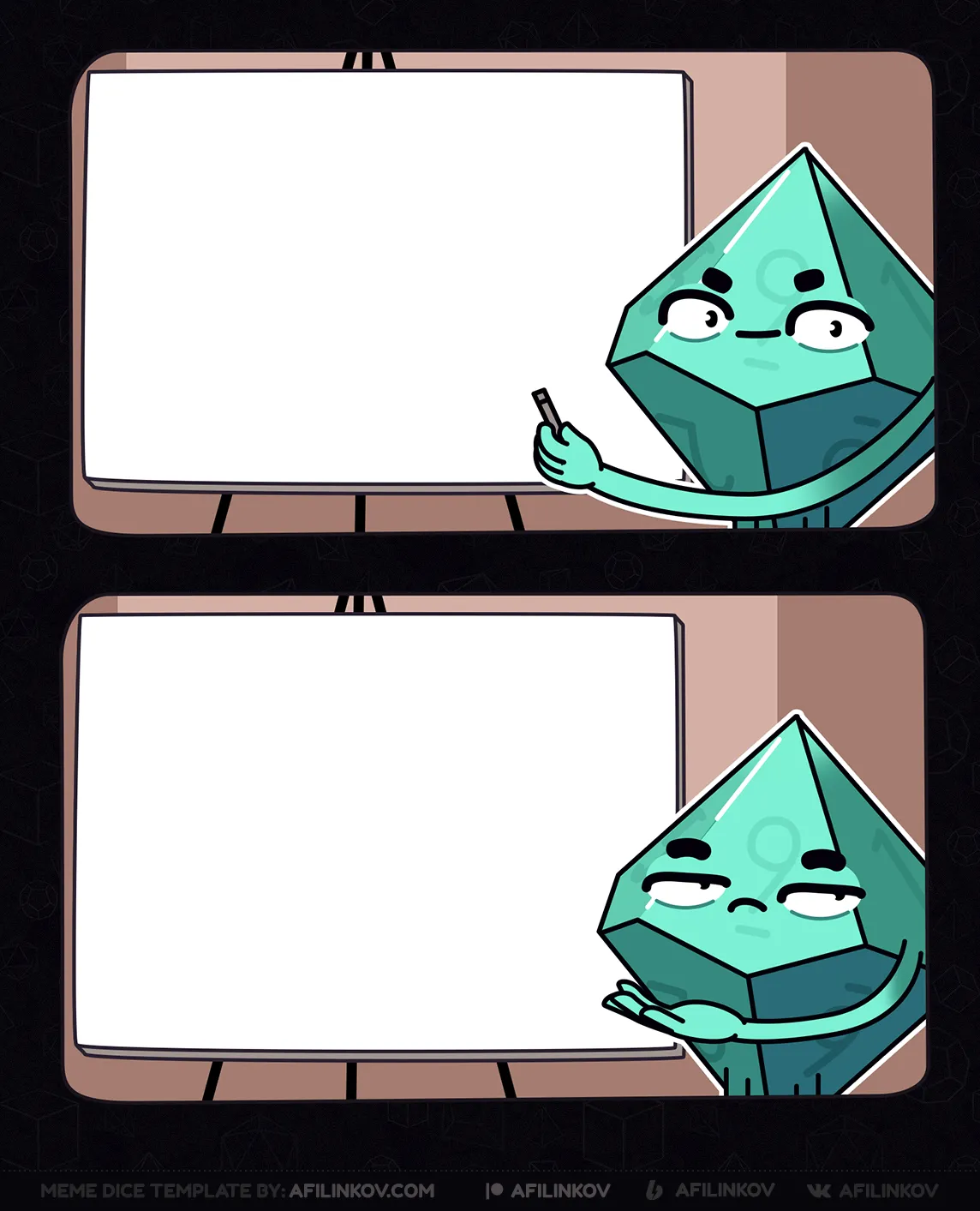 d12, The Office, board, Jim Halpert, stare, camera look, presentation, awkward moment, dnd meme