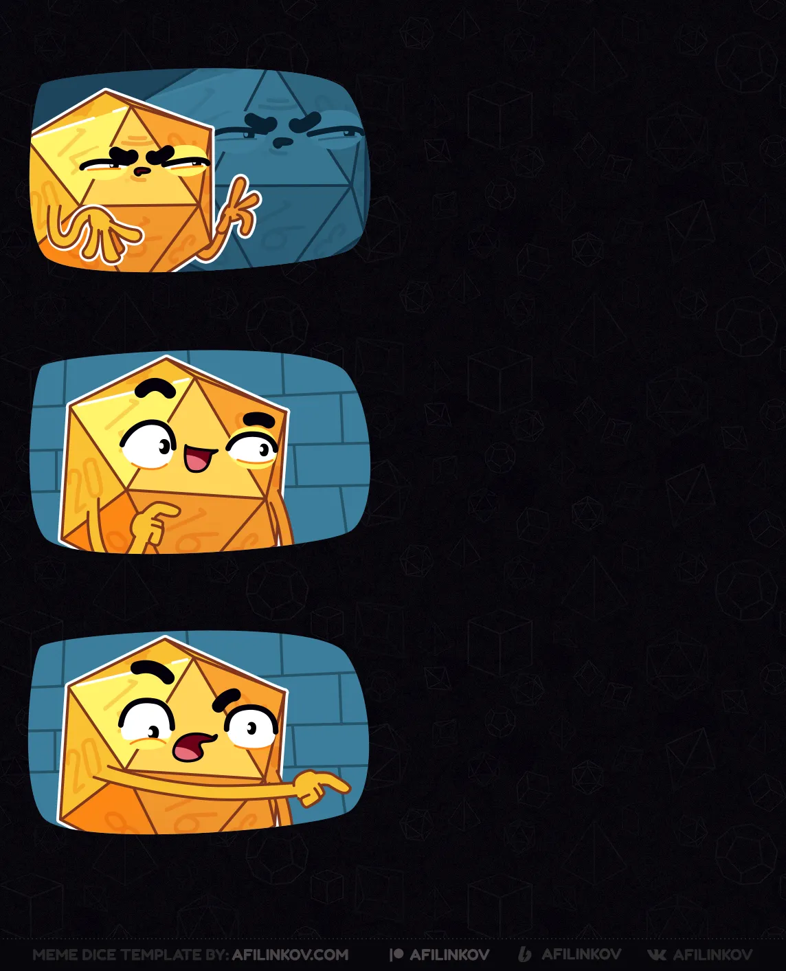 d20, surprised, curious, embarrassed, double take, confused reaction, dnd meme