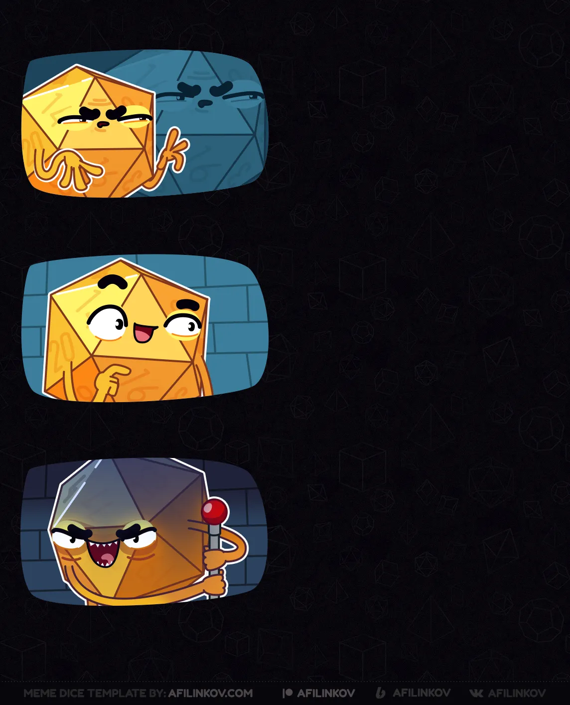 d20, shocked, intrigued, awkward, surprised, angry, mood shift, emotional turn, dnd meme